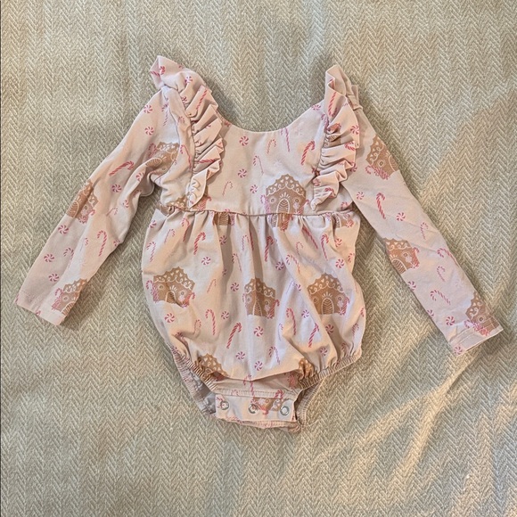 Ollie Jay Puff Sleeve Dress Pink Picnic